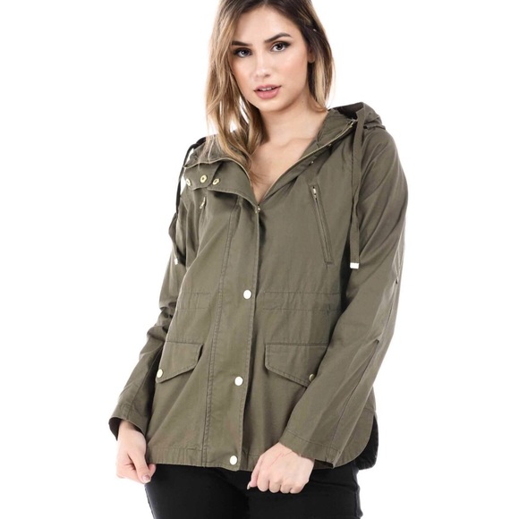 Military Utility Jacket Hoodie 